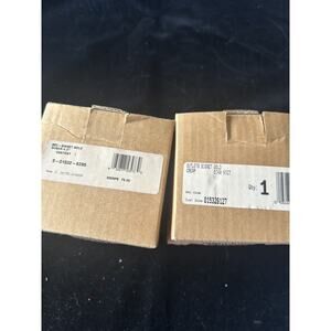 Wedgwood Signet gold sugar and creamer set new in box